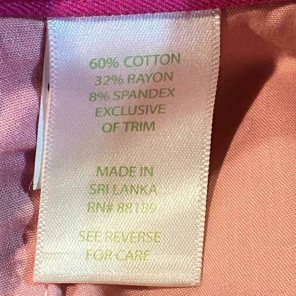 Lilly Pulitzer Size 8 Fuchsia Pink Shorts - Picture 6 of 6